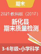 【真题】湖南省娄底市新化县科学三-六年级第二学期期末质量检测 2020-2021学年（教科版，含答案，PDF）