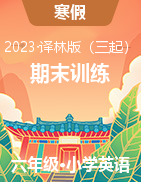 寒假專練 2023年譯林三起版英語上冊(cè)六年級(jí)期末訓(xùn)練